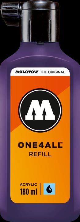 Immagine prodotto Molotow Inchiostro di ricarica One4All per pennarello permanente 180ml viola scuro (Unità di ricarica)