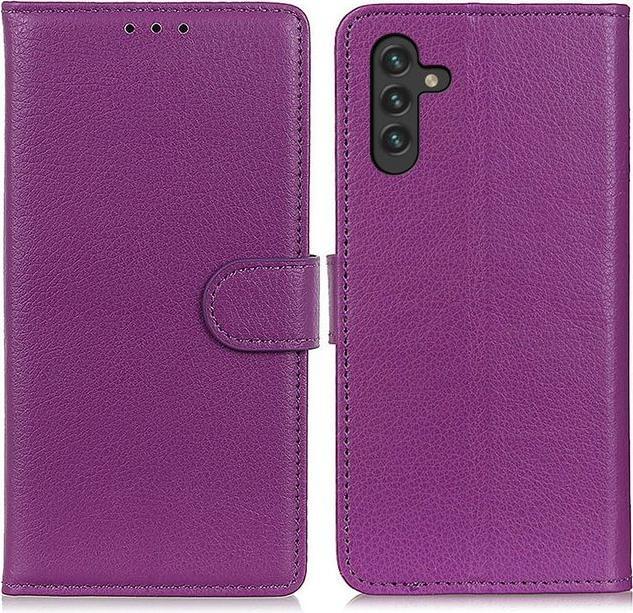 Produktbild MU Classic Litchi Leder Bookcover Series (Samsung Galaxy A13 5G, Samsung Galaxy A04S)