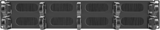 Image du produit Lanberg AK-1204-B Accessoires pour rack Panneau de gestion des câbles