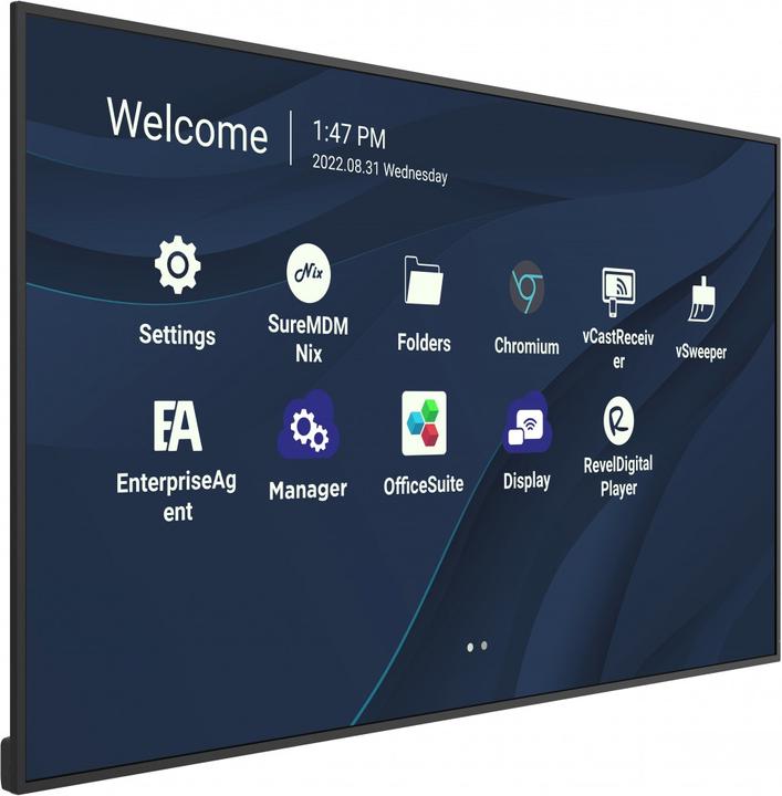 Produktbild Viewsonic CDE5530 139,70cm 55Zoll 3840x2160 450 nits 1200:1 HDMI in x 2 USB-C x 1 HDMI out x 1 w/ RS (3840 x 2160 Pixel, 55")