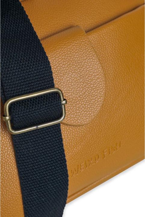 Actual product image Weird Fish Dion Plain Vegan Leather Crossbody Bag
