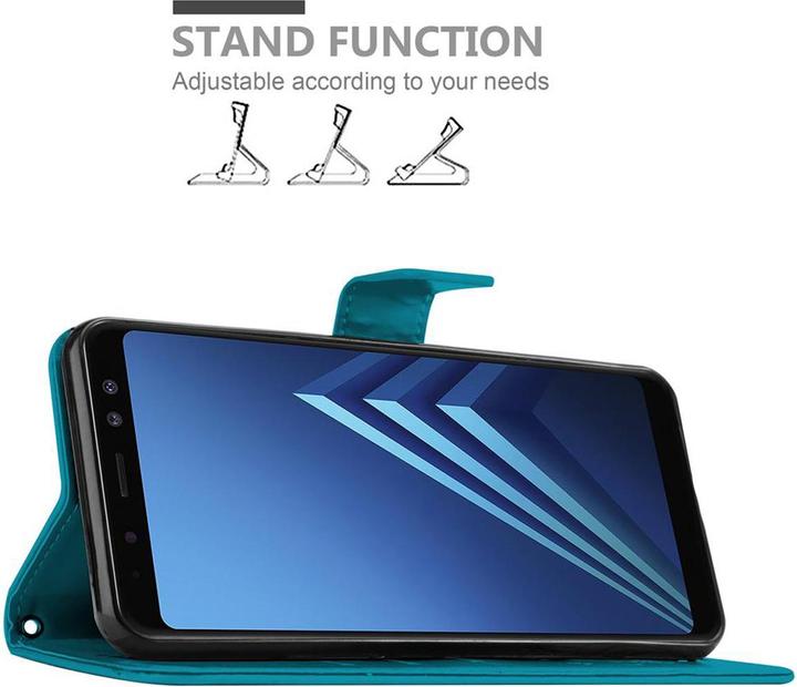 Immagine prodotto Cadorabo Copertina del libro a fiori (Samsung Galaxy A8 (2018))