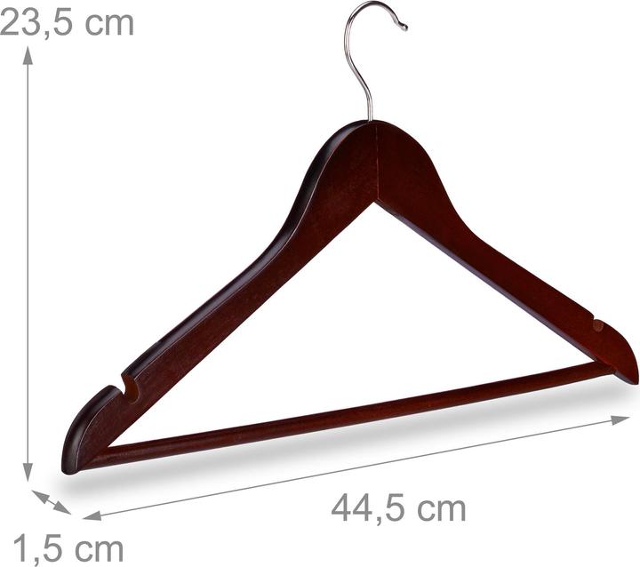 Actual product image Relaxdays Coat hanger (40 x)