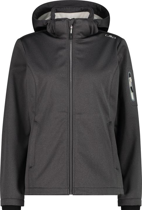 Actual product image CMP Campagnolo Women's Jacket Zip Hood Melange Softshell (44)