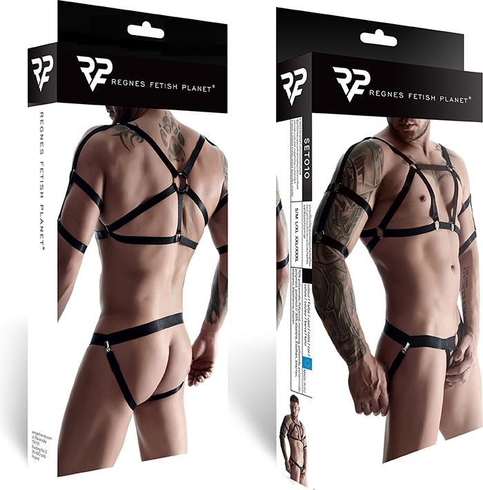 Produktbild Regnes Fetish Planet 2PC Rubber men's set (XXL, 3XL)