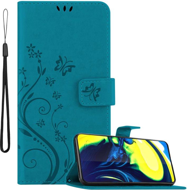 Produktbild Cadorabo Hülle für Samsung Galaxy A80 / A90 4G mit Blumen Muster (Samsung Galaxy A80)