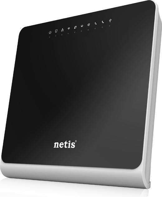 Actual product image Netis Dl4480v Vdsl2 Voip Iad