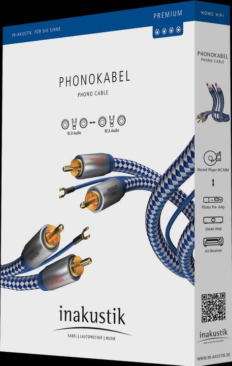 Actual product image Inakustik premium phono cable (1.50 m, Cinch)
