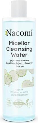 Actual product image Nacomi Micellar Cleansing Water micellar liquid for face and eye make-up removal Cucumber 400ml (Make-up remover, 400 ml)