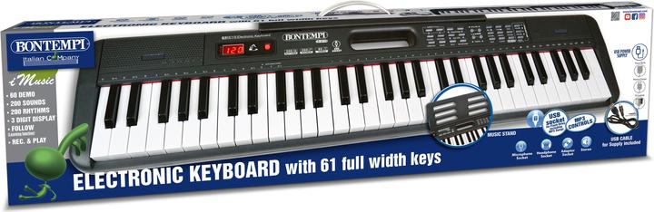 Actual product image Bontempi Keyboard w. 61 keys (166119)