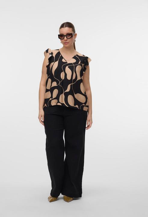 Actual product image Vero Moda VMCKAYLA Hohe Taille Weiter Beinschnitt Jeans Weit geschnitten (44)