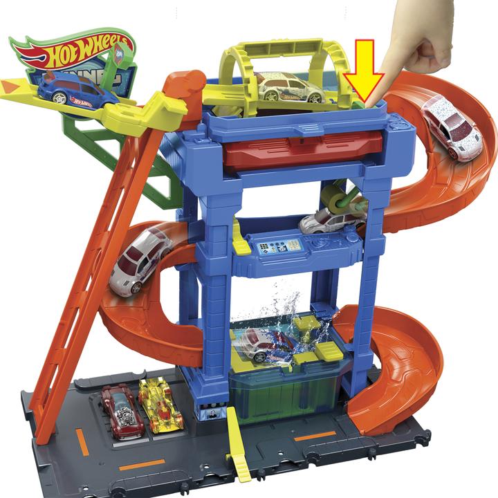 Actual product image Hot Wheels City ECL Tunnel Twist Car Wash