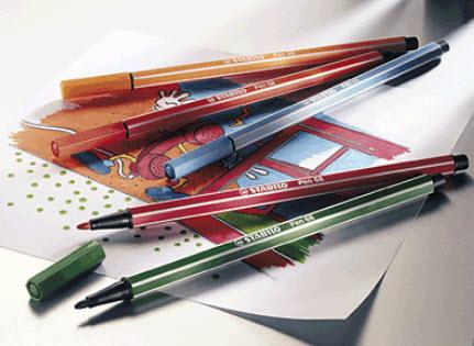 Produktbild STABILO Pen 68 (Pink, 1 x)