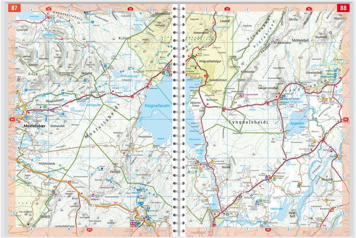 Produktbild Island Reiseatlas, Autoatlas 1:150.000, Spiralbindung, freytag & berndt