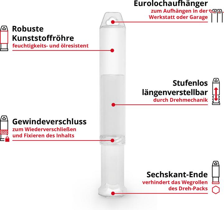 Produktbild Einhell SDS-Plus Meissel-Set 247200, 250 mm, 3-teilig (250 mm)