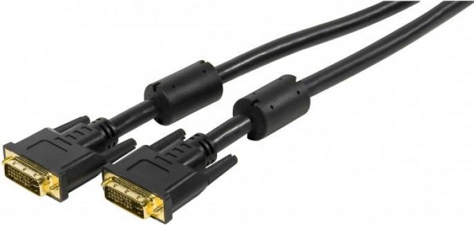 Image du produit Exertis Connect Câble DVI pour moniteur, Duallink, 24+5 broches DVI-I mâle/mâle, 3.0 m Pour la connexion de (3 m, DVI)