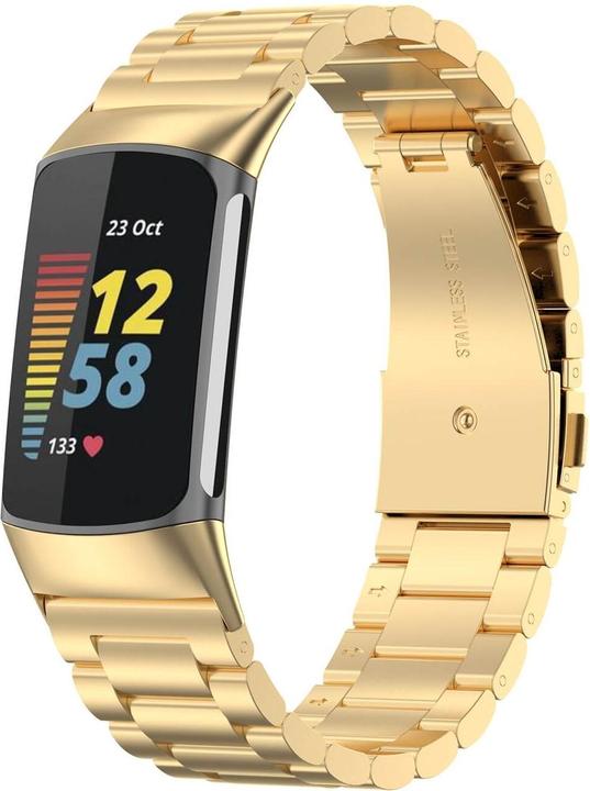 Cover-Discount Fitbit Charge 6 - Stainless steel bracelet meshes (Stainless steel)