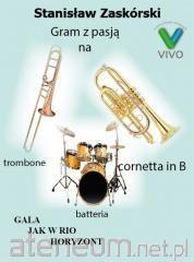 Produktbild No Name Gram z pasj? na trombone cornetta in B batteria