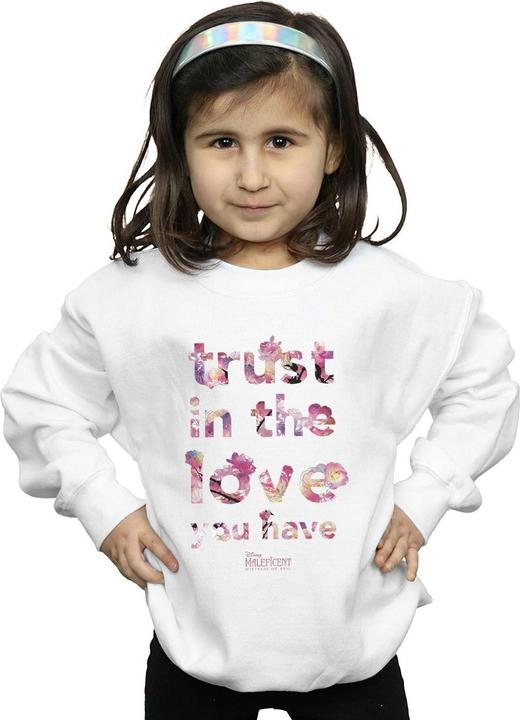Image du produit Disney - Sweat MALEFICENT MISTRESS OF EVIL TRUST IN THE LOVE - Fille (140, 146)