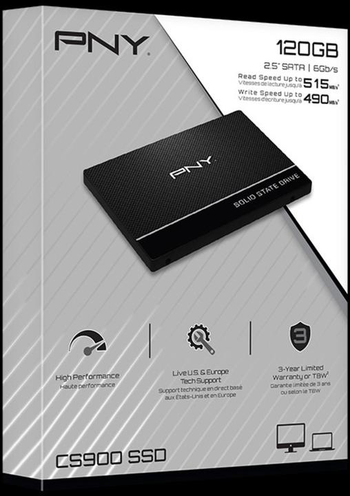 Image du produit PNY Cs900 (120 Go, 2.5")