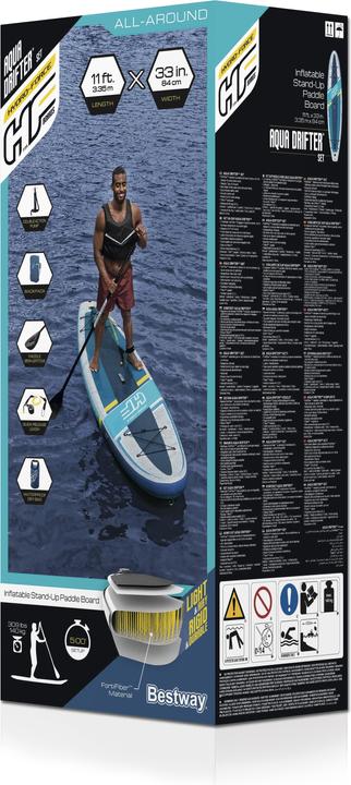 Actual product image Bestway HF SUP Aqua Drifter Set 335x84x15cm (335 cm, 1 pers.)