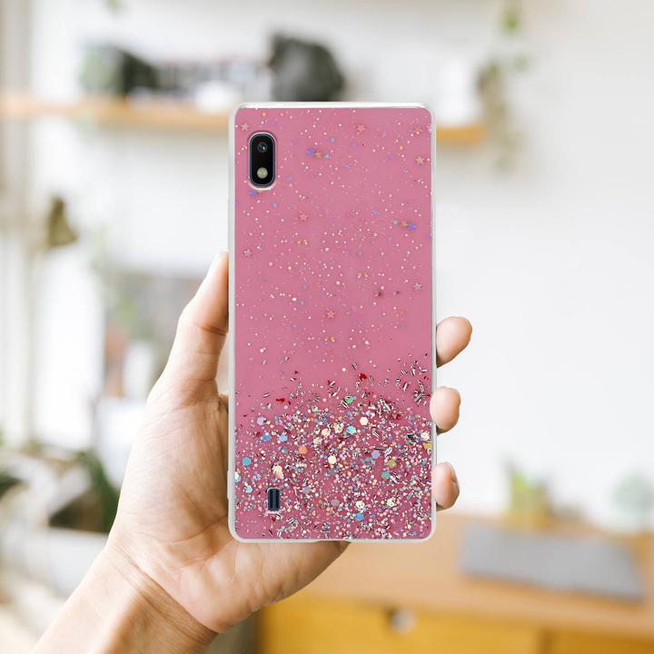 Immagine prodotto Cadorabo Copertura in TPU scintillante (HTC One M10, Samsung Galaxy A10)