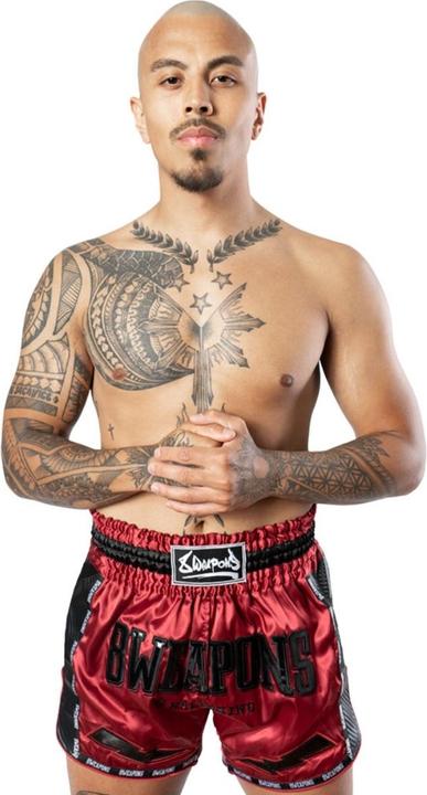 Image du produit 8Weapons 8 WEAPONS Muay Thai Shorts carbone rouge Dawn (XL)