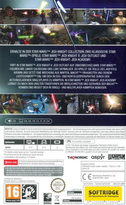 Image du produit THQ Star Wars - Collection Chevalier Jedi (Switch, DE)
