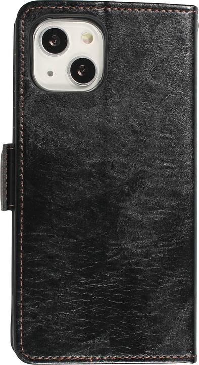 Image du produit PhoneLook Etui cuir Flip Wallet en cuir véritable avec stripe design et compartiment à cartes (Apple iPhone 13)
