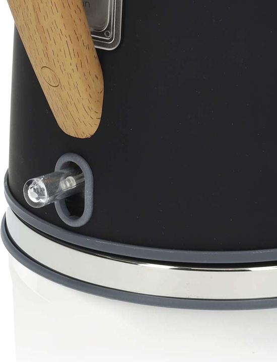 Actual product image Nedis Kettle | 1.7 l | Soft-Touch | Black | Rotates 360 degrees | Concealed heating element | S (1.70 l)