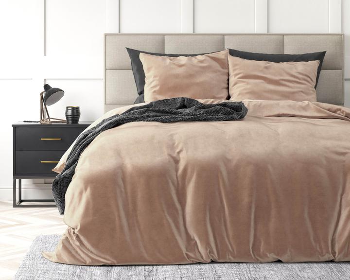 Actual product image Sleeptime Duvet cover velvet plain (Duvet cover, 200 x 220 cm)