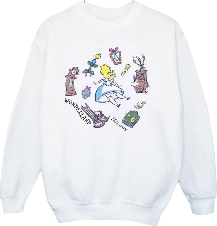Immagine prodotto Disney Felpa da ragazza Alice In Wonderland Falling (140, 146)