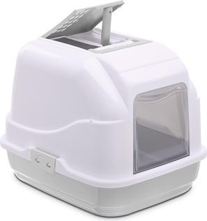 Actual product image IMAC Kattenbak Easy Cat Taupe (Cat litter box closed)
