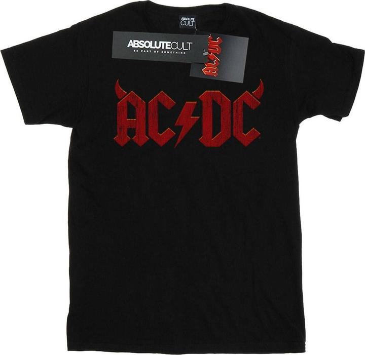 Produktbild AC/DC Mädchen Horns Logo TShirt aus Baumwolle (128)