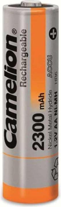 Actual product image Camelion AA/HR6, 2500 mAh, Rechargeable Batteries Ni-MH, 2 pc(s) (2 pcs., AA, 2500 mAh)