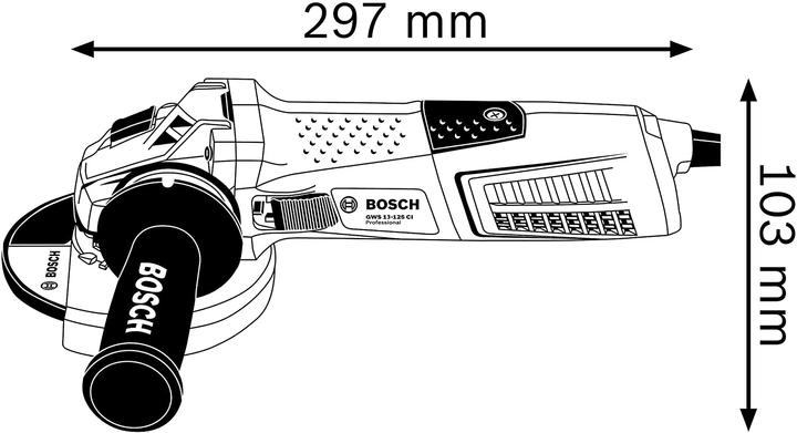Produktbild Bosch Professional GWS 13-125 CIE Professional (125 mm)