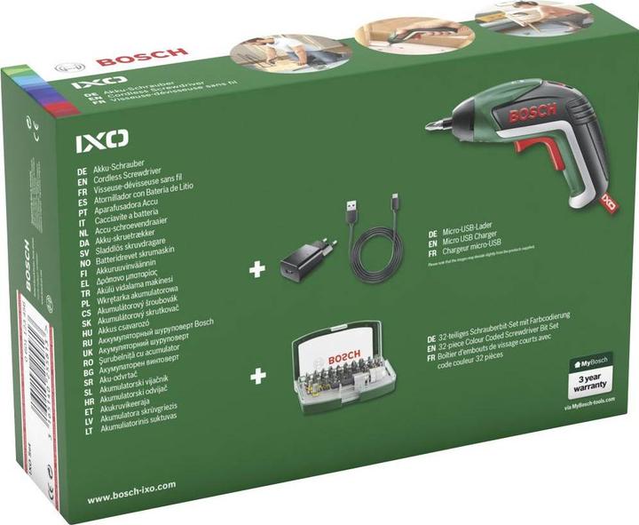 Image du produit Bosch Home & Garden Jeu de 5 embouts IXO (Fonctionnement sur batterie)