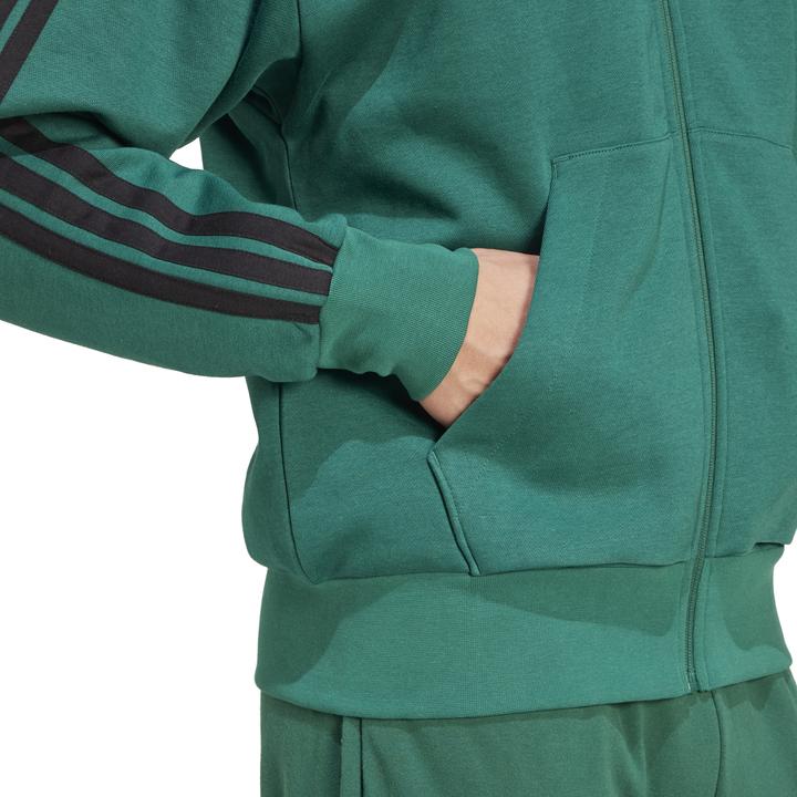 Actual product image adidas 3 Stripes Fleece Full Zip Hoodie (XL)
