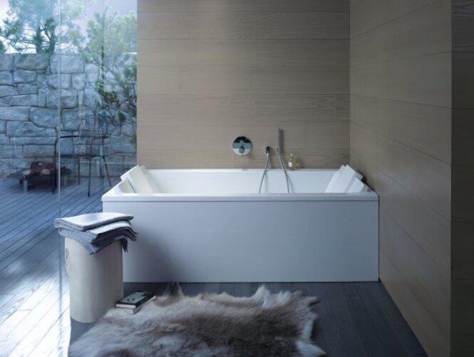 Actual product image Duravit Rectangular bathtub STARCK 2 back slopes 1900x900mm white (316 l, 190 cm, 90 cm)