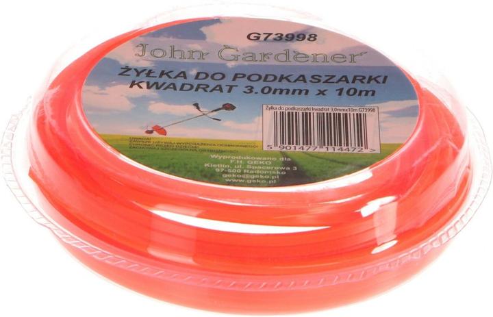 Actual product image GEKO Mowing thread, 3.0 mm, 10 m, square profile, nylon (Lawn mower)