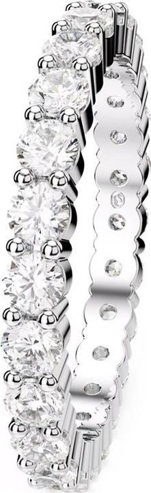 Produktbild Swarovski Matrix Vittore Ring Rundschliff Weiss Silberfarbenes Finish (58)