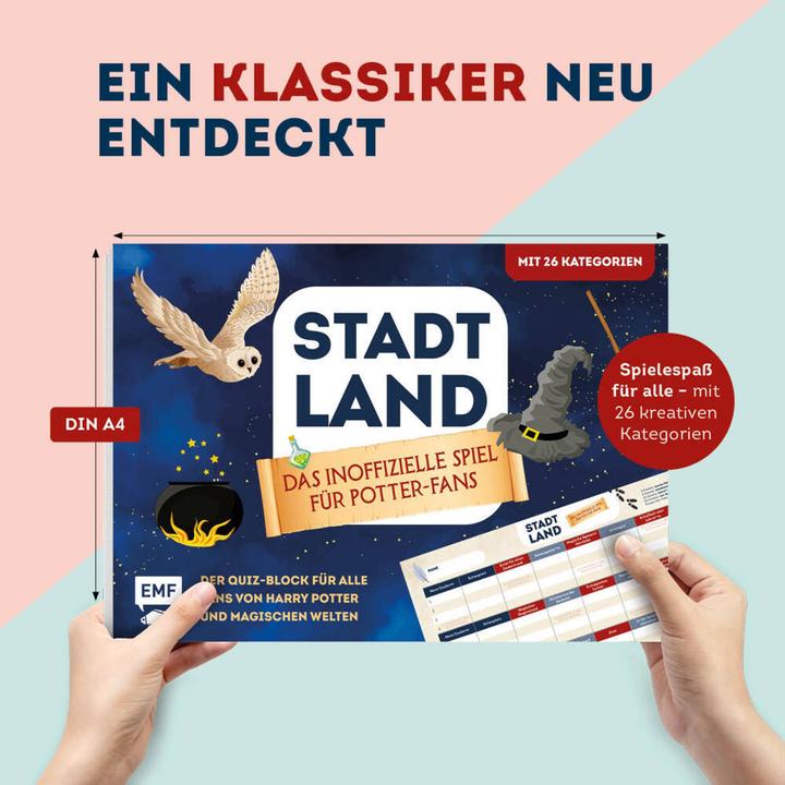 Produktbild Stadt, Land, Potterhead – Der Spieleklassiker für alle Harry Potter-Fans (Deutsch)