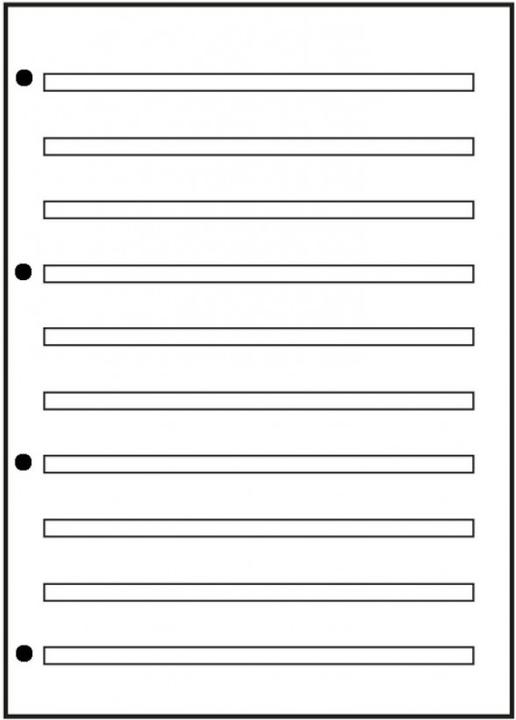 Produktbild Oxford Arbeitsblätterblock, A4, Lineatur 3 (A4, Harter Einband)