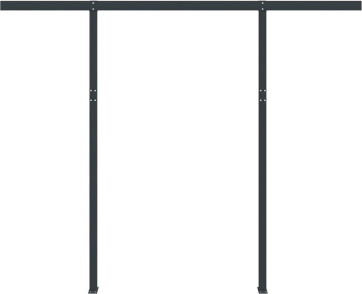 Produktbild VidaXL Stützen für Markisen Anthrazit 300x245 cm Eisen,Farbe (3 m)