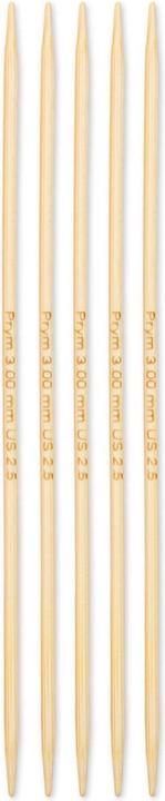Actual product image Prym Stricknadeln BAMBUS 3.00 mm, 15 cm