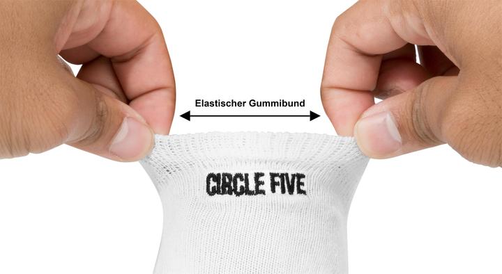 Image du produit Circle Five 6 paires de chaussons avec grip en silicone (paquet de 6, 47 - 50)
