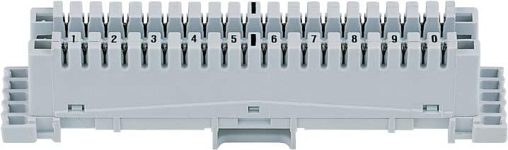 Actual product image Corning LSA-Plus2 disconnection strip DE620045745 f.10DA with colour code Remote signalling strip