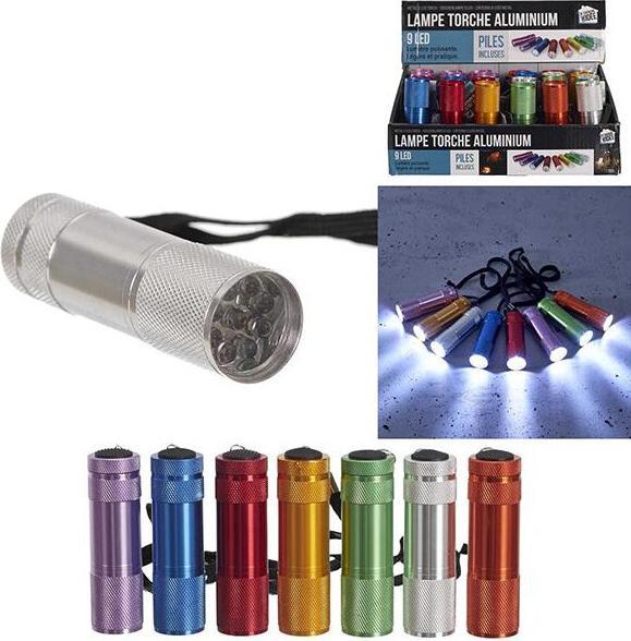 Image du produit Sombo Mini Lampe Torche Aluminium 9 LED (2.50 cm)