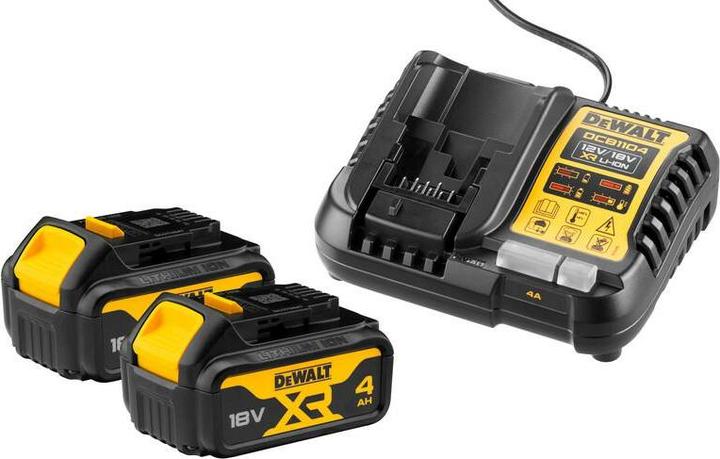 Produktbild DeWalt DCB Li-Ion Akku und Ladegerät, 18V / 4Ah (18 V)