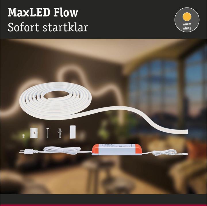 Actual product image Paulmann MaxLED Flow Stripe Set (Warm white, 500 cm, Indoor)
